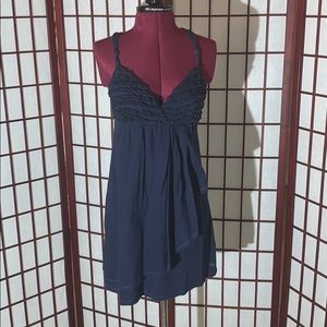 Abercrombie & Fitch navy blue summer dress